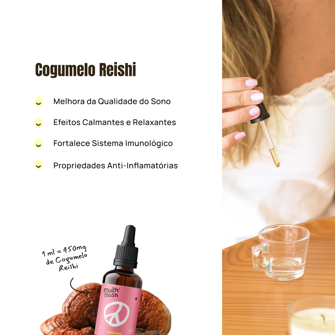 Cogumelo Reishi  -  Mushdrops